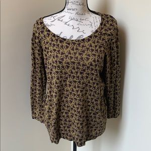 LOFT Floral Print Sweater